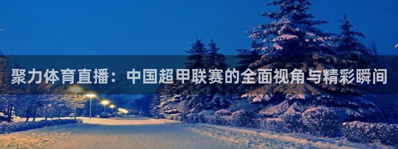 新球体育足球官网：聚力体育直播：中国超甲联赛的全面视角与精彩瞬间