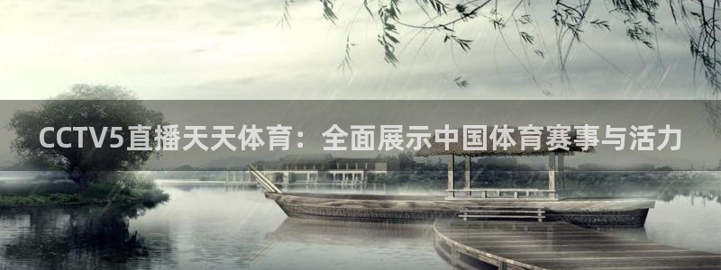新球体育赛事：CCTV5直播天天体育：全面展示中国体育赛事与活力